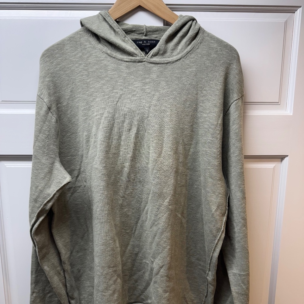Rag and Bone Cotton Linen Hoodie